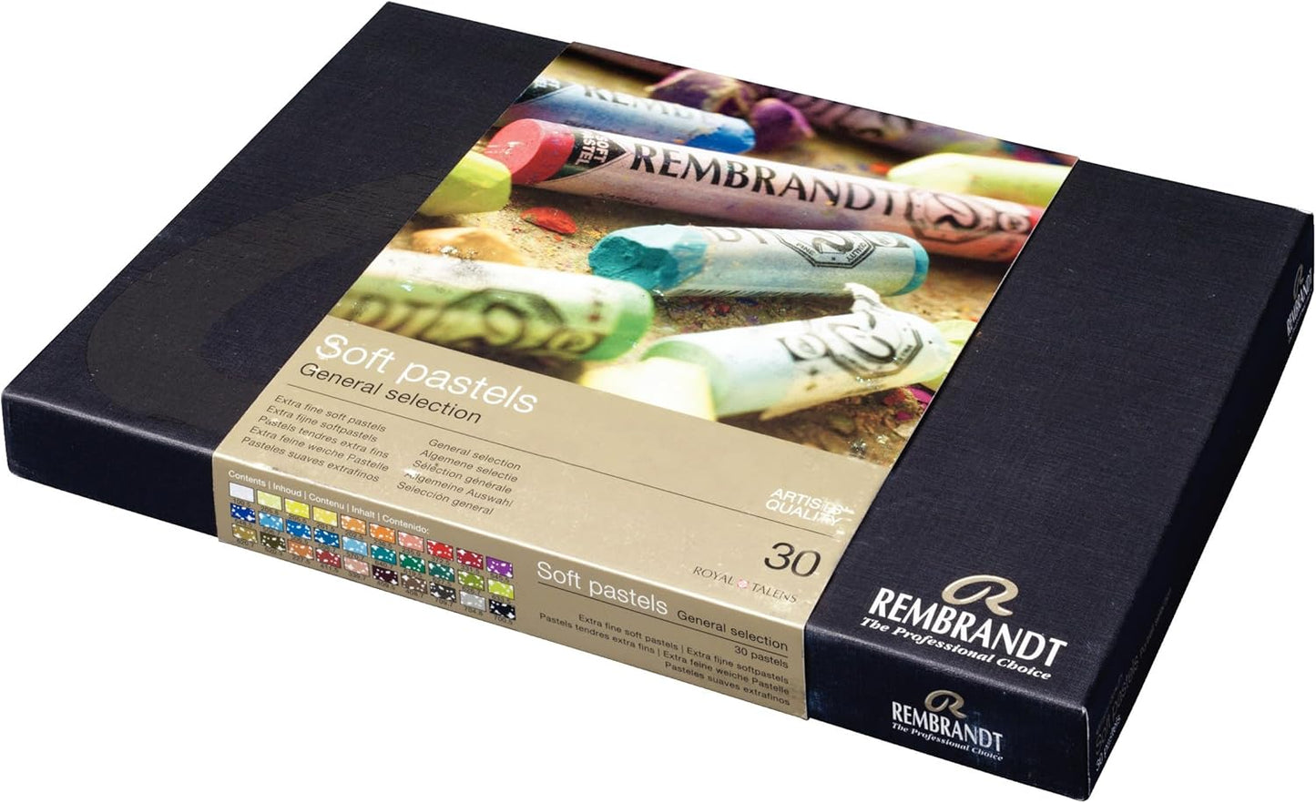 Rembrandt Soft Pastel Set, 30 Pieces
