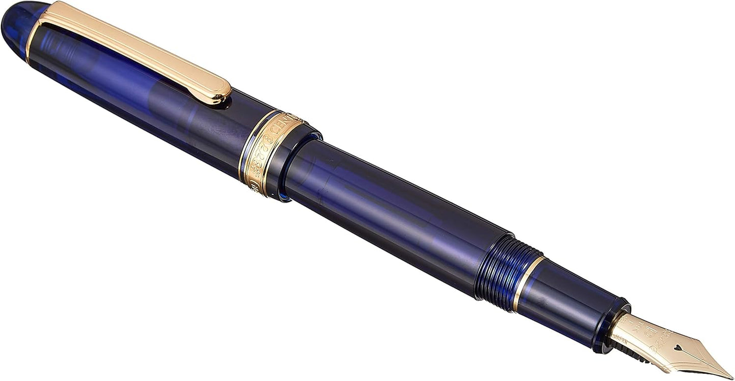 PLATINUM Fountain Pen #3776 Century (Fine, Chartres Blue)