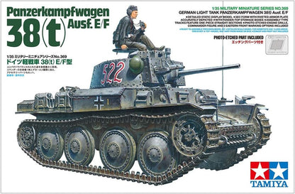 Tamiya 35369 1/35 German Lt Tank Panzerkampfwagen 38t Ausf E/F