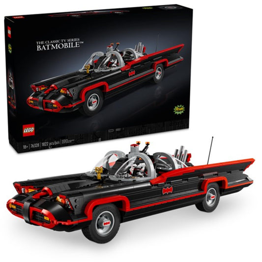 LEGO DC Batman: The Classic TV Series Batmobile, DC Collectible Car, Building Set Inspired by The 1966 Television Show‰۪s Classic Batmobile, Creative DC Gift for Adults and Super Hero Fans, 76328