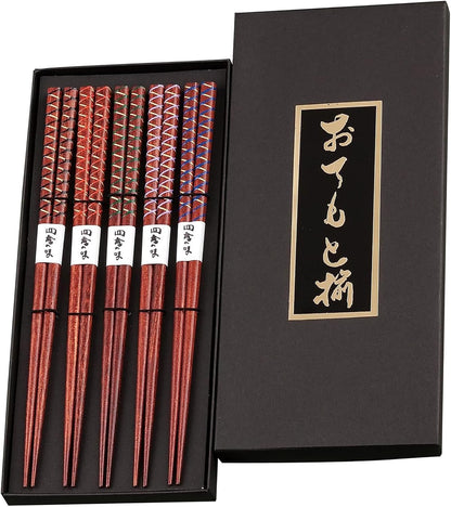 Sunlife 703786 Dyed Wood Mesh 8.9 inches (22.5 cm), Set of 5 Pairs in Black Box