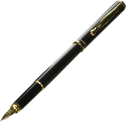 PILOT Fountain Pen Cavalier, Black Body, Fine Nib (FCA-3SR-B-F)