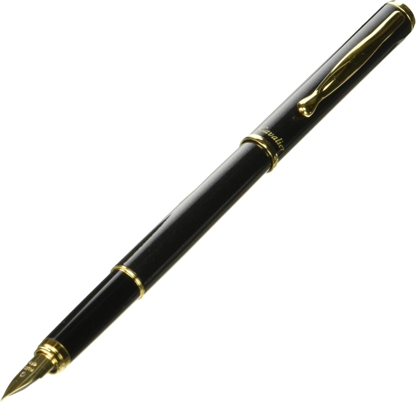 PILOT Fountain Pen Cavalier, Black Body, Fine Nib (FCA-3SR-B-F), alternate view