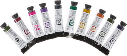 DANIEL SMITH Watercolor, 5ml tubes, Jean Haines Master Artist Set 10 Watercolor Tubes (total 10 pieces) 285610223, 0.17 Fl Oz (Pack of 10)
