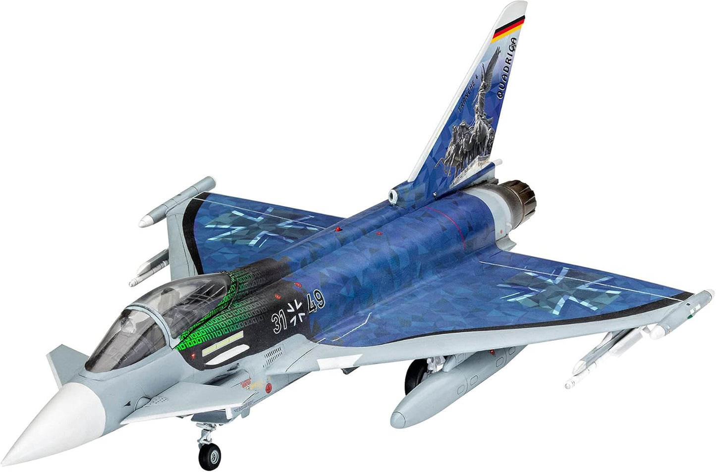 Revell 03843 Eurofighter Luftwaffe 2020 Quadriga 1:72 Scale Model Kit
