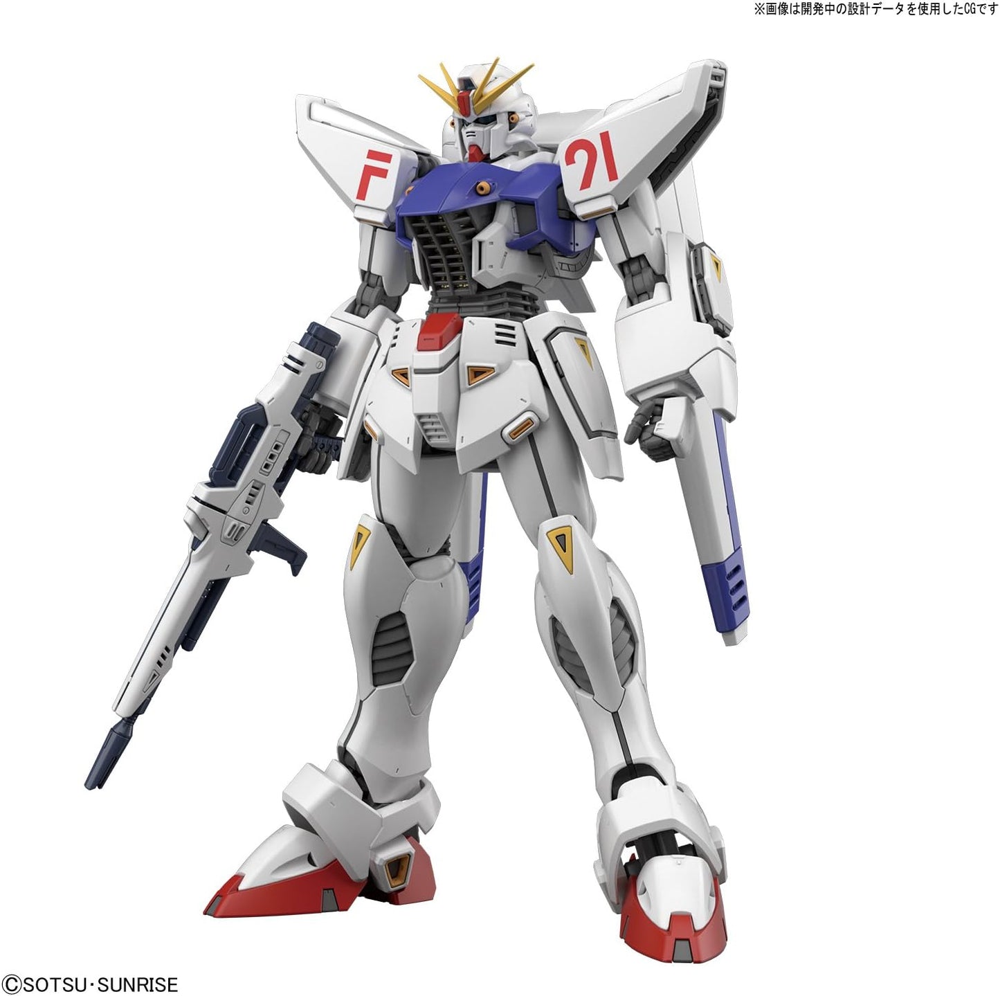 Bandai Hobby MG 1/100Gundam F91 (Ver 2.0) "Gundam F91" Action Figure, White
