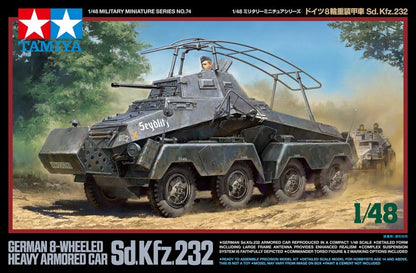 Tamiya Models German 8-Wheeled Sd.Kfz 232 Model Kit