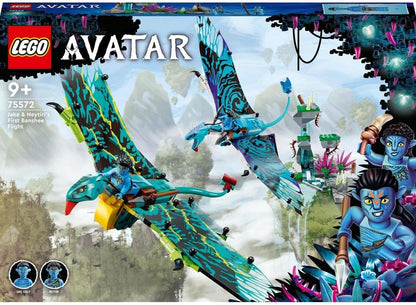 LEGO Avatar Jake and Neatili's Banshee First Flight 75572 Toy Blocks, Present, Fantasy Movie, Boys, Girls, Ages 9 and Up