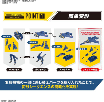 Bandai Hobby Macross Model Kit YF-21 HG 1/100 20 cm 4573102662804