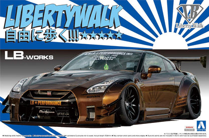 Aoshima LB Works R35 GT-R (Type 2 Ver.) 1:24 Scale Model Kit