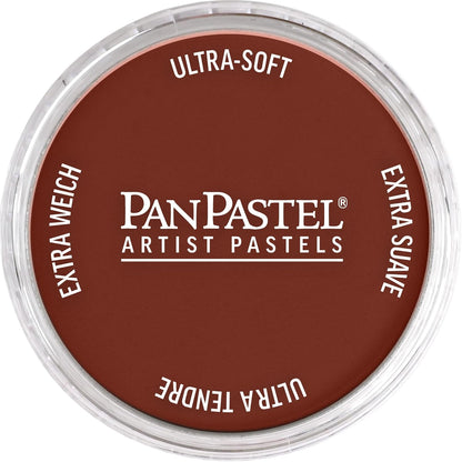 PanPastel Artist Pastels by GOLDEN, Red Iron Oxide Shade, 2.44??� / 62mm Pan Diameter, Professional Artist Pastels, Unique Pan Format (cake-like)