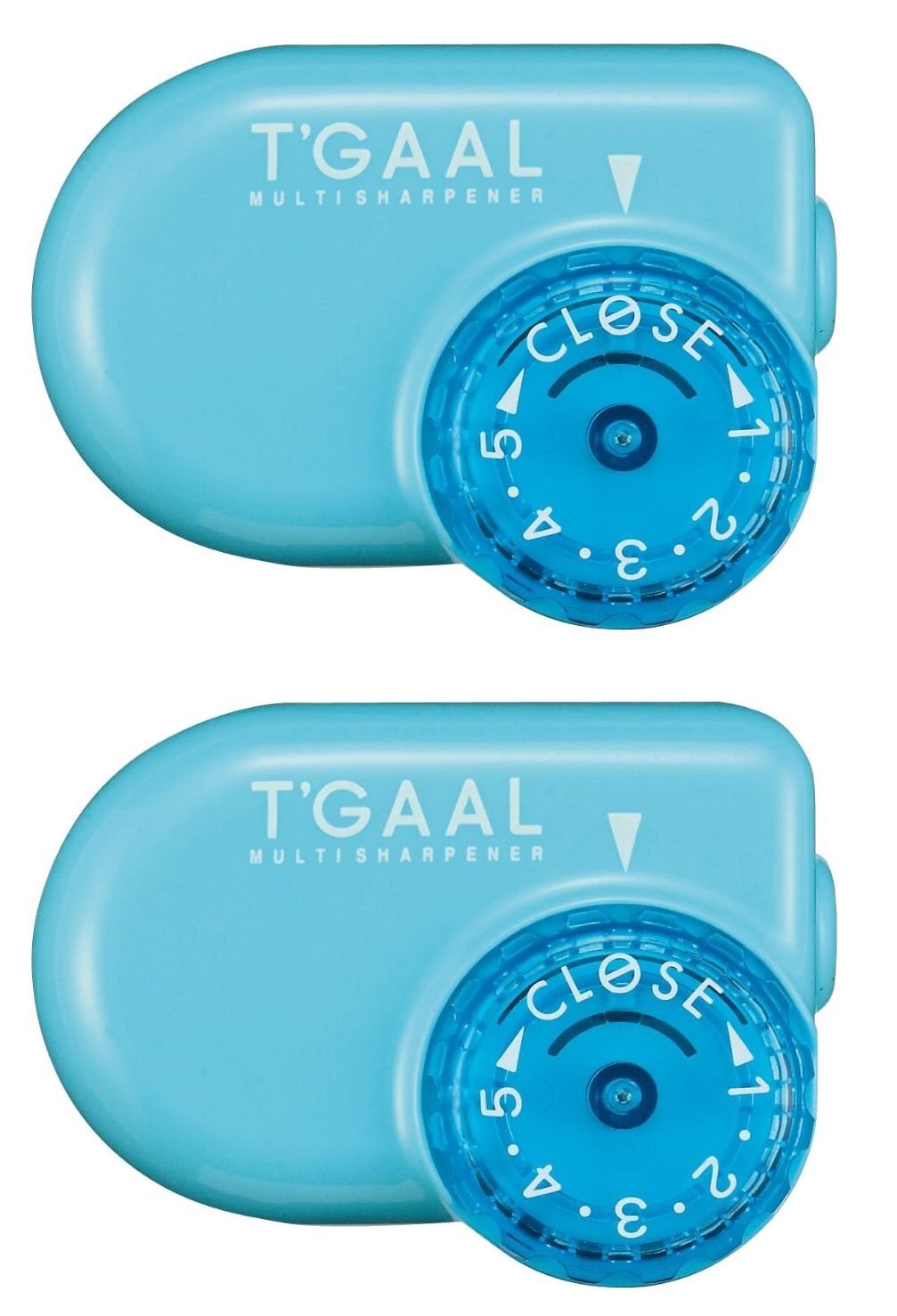 2 X Stad T'Gaal Pencil Sharpener - Light Blue