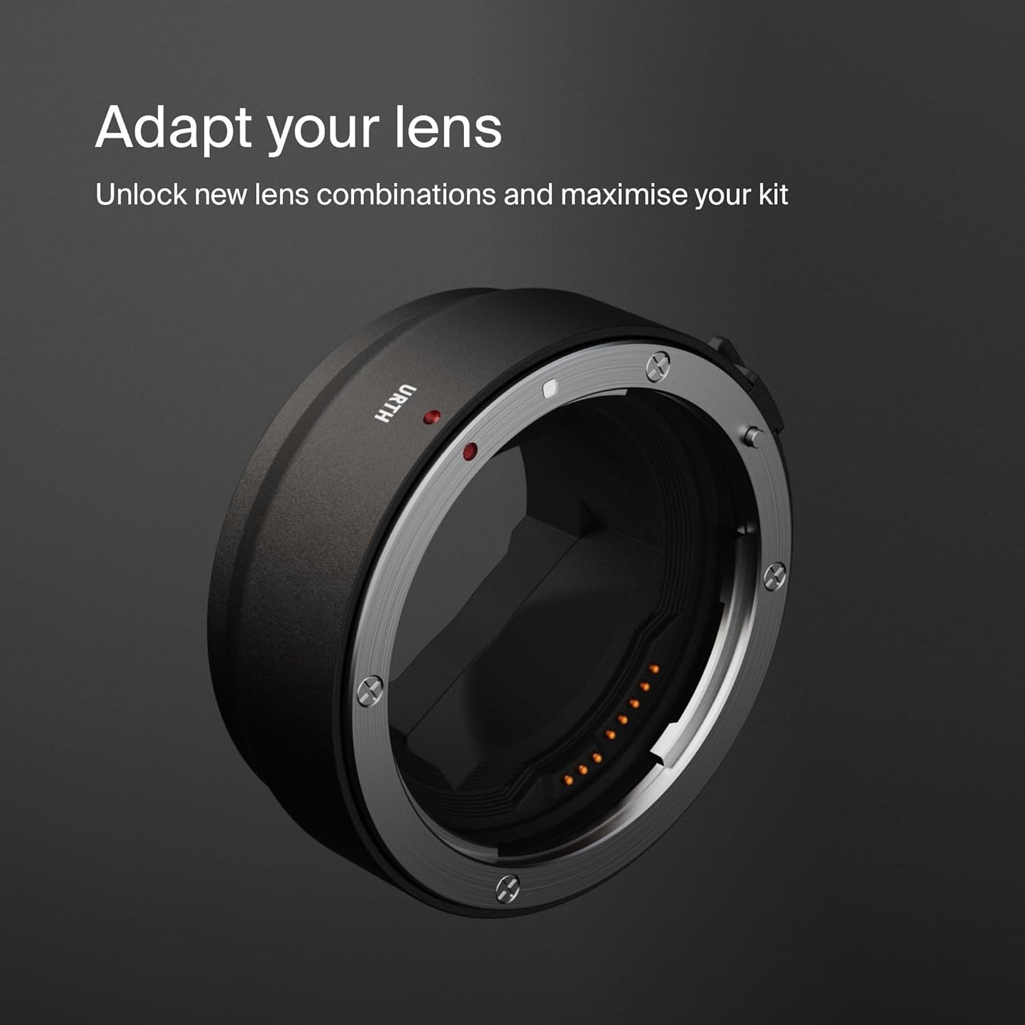 Urth Lens Mount Adapter: Compatible with Canon (EF/EF-S) Lens to Sony E Camera Body (Electronic)