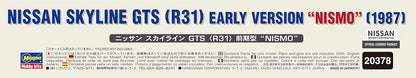Hasegawa HA020378 1:24 Nissan Skyline GTS (R31) Early Version 'NISMO', Blue