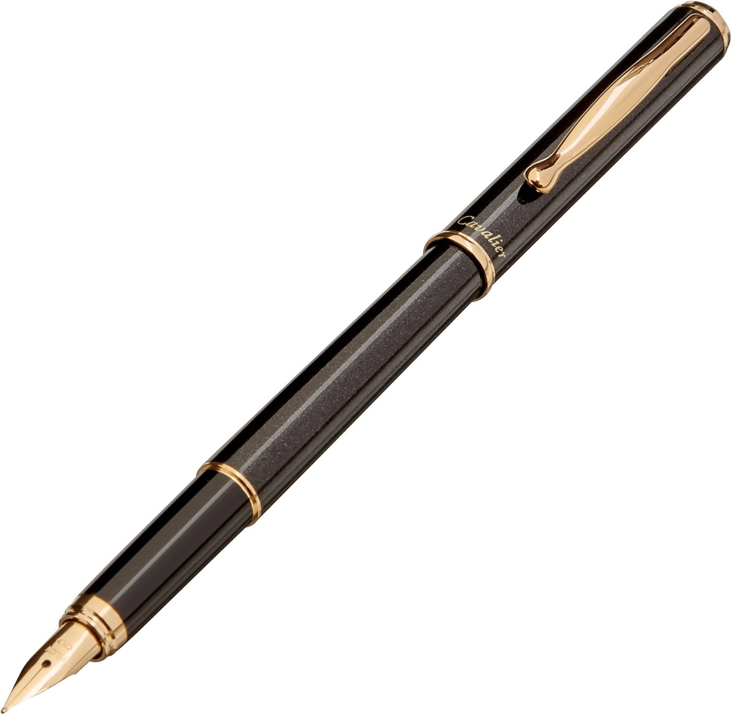 PILOT Fountain Pen Cavalier, Black Body, Medium Nib (FCA-3SR-B-M)