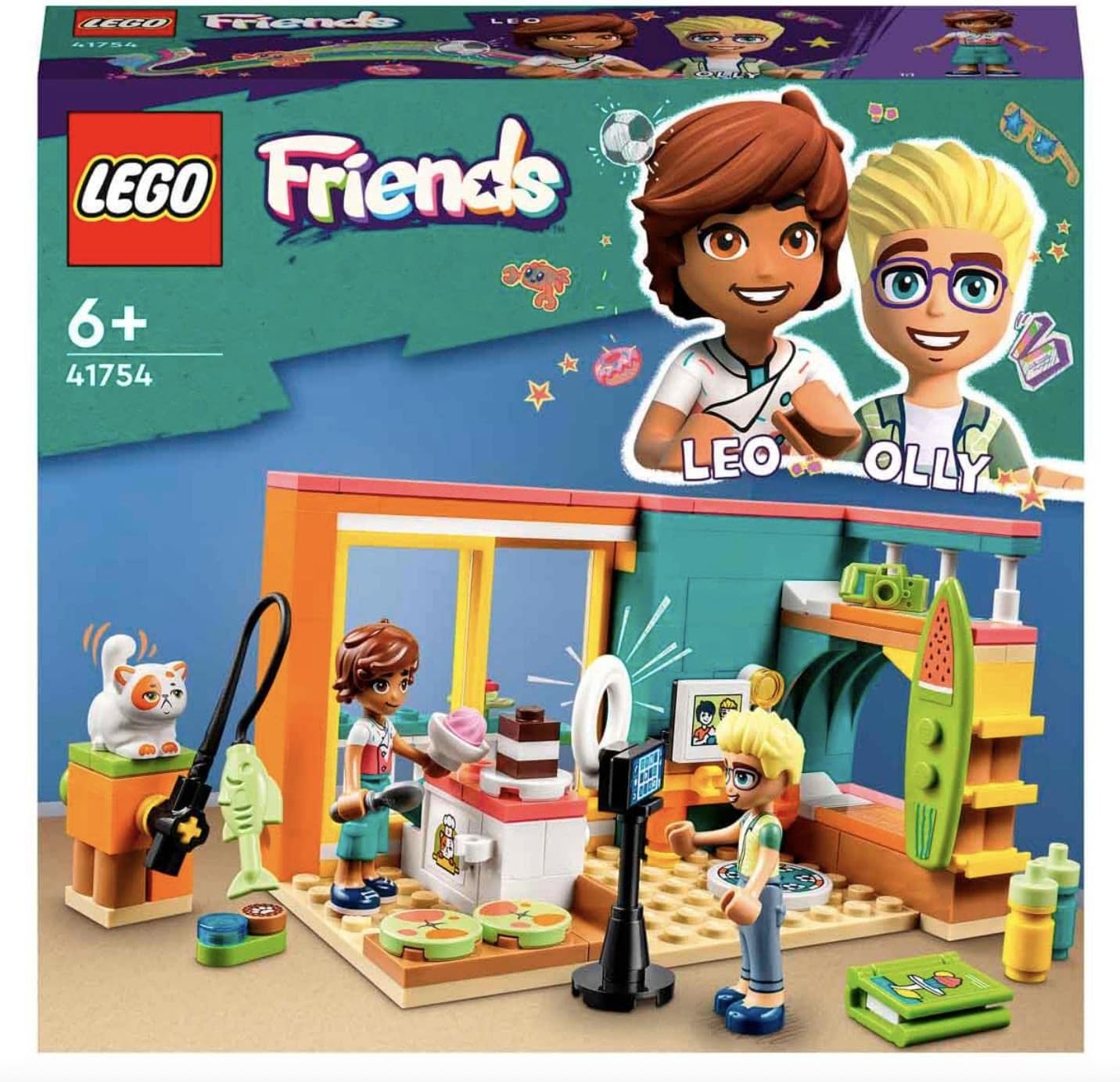 LEGO Friends Leo Room 41754 Toy Blocks, Present, Pretend Play, Home, Girls, Ages 6 and Up
