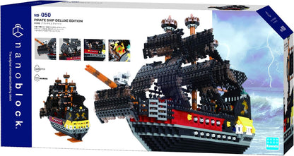 nanoblock - Pirate Ship DX, Pirates, Advanced Hobby Series Building Kit