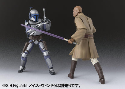 S.H. Figuarts Star Wars Jango Fett, Approx. 5.9 in. (150mm) ABS and PVC Painted Action Figure
