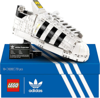 LEGO?? Icons adidas Originals Superstar 10282 Building Kit; Build and Display the Iconic Trainer