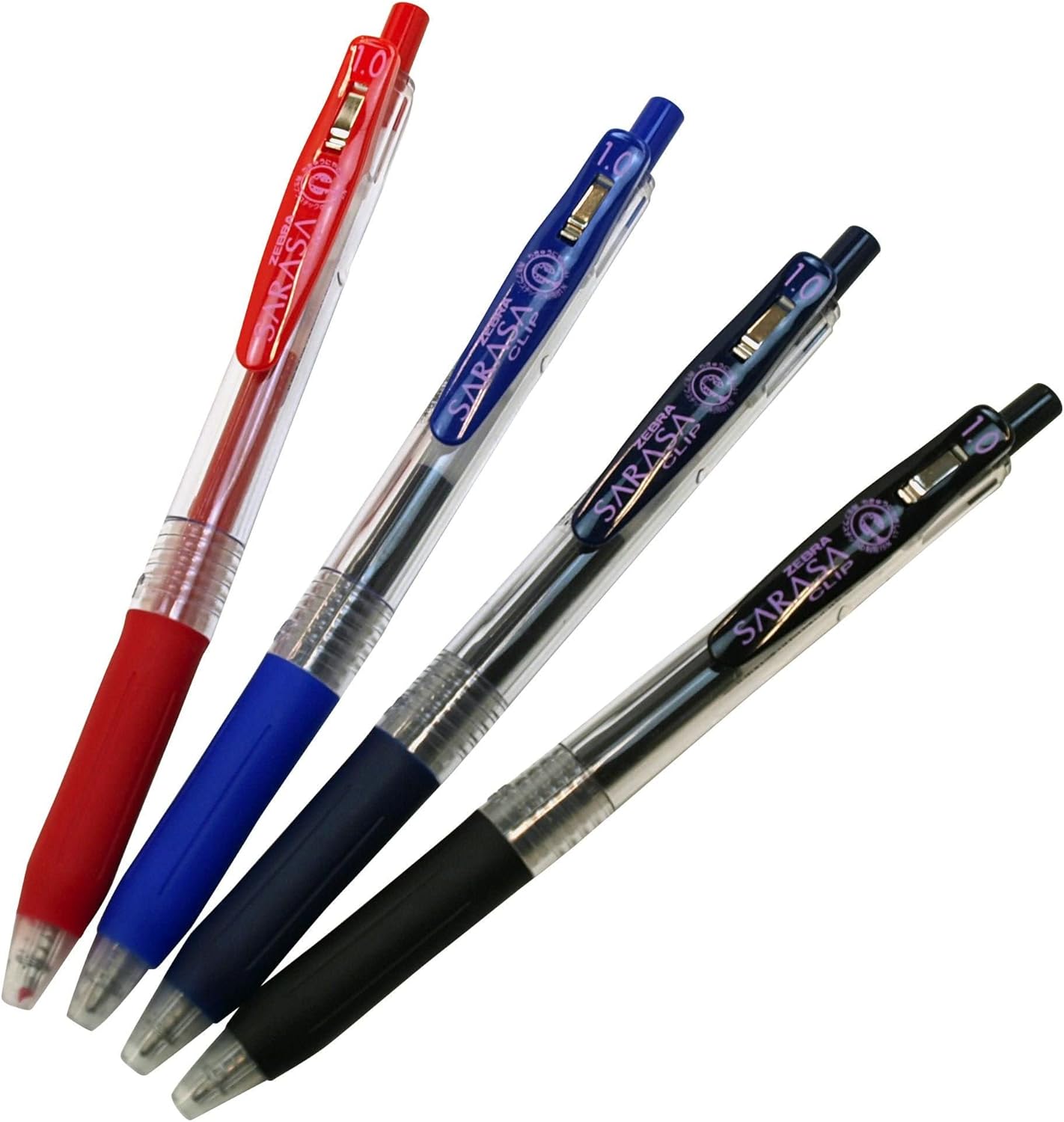 ZEBRA Sarasa Push Clip Gel Ink Pen - 1.0 mm - Black