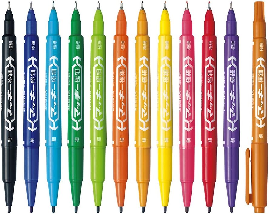 ZEBRA MCF-8C Marker (8 Colors)