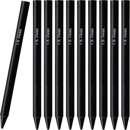 Pentel Pastic elementary school color pencils black [10 pieces] GC-T28R (japan import)