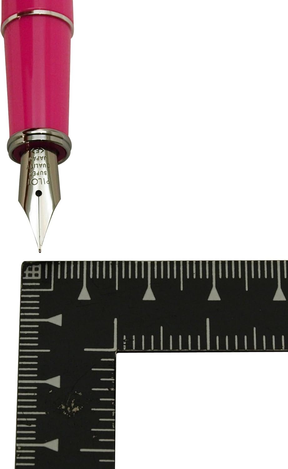 PILOT Prera Fine-Nib Vivid Pink Body Fountain Pen (FPR-3SR-VP-F) close up nib