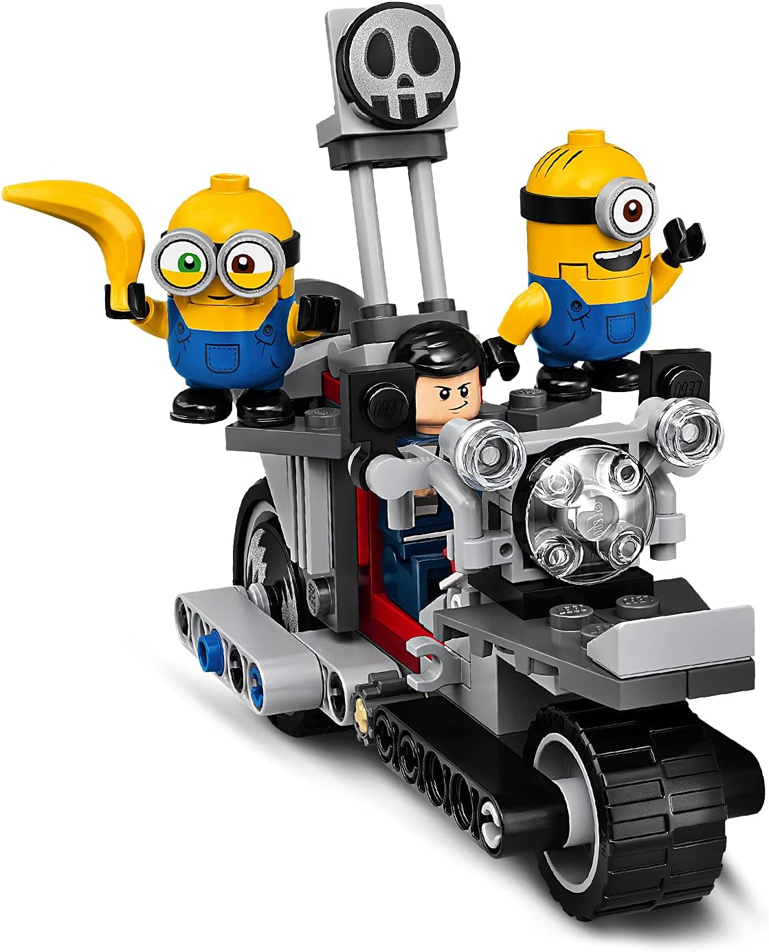 LEGO 75549 Minions Unstoppable Bike Chase Construction Toy with Gru, Bob and Stuart Minion, Movie Gift Idea for Girls and Boys Ages 6 and Up