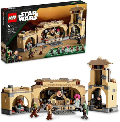 LEGO Star Wars Boba Fett???s Throne Room Building Kit 75326, with Jabba The Hutt Palace and 7 Minifigures, Star Wars Building Set, Great Gift for Star Wars Fans, Boys, Girls, Kids Age 7+ Years Old