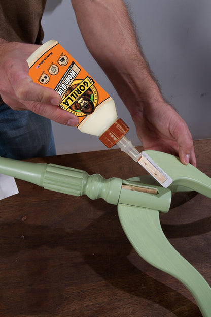 Gorilla Wood Glue, 18 Ounce Bottle, Natural Wood Color, (Pack of 1)