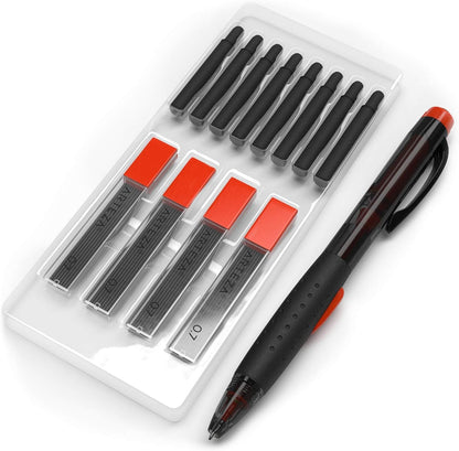 ARTEZA HB Mechanical Pencil Pack of 16, 0.7 Millimeter Medium Point Lead, 48 Refills and Replaceable Eraser, Latex-Free Grip, Office, School Supplies