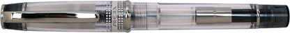 PILOT Prera Iro-Ai Medium-Nib Transparent Black Body Fountain Pen (FPRN-350R-TBM) front view