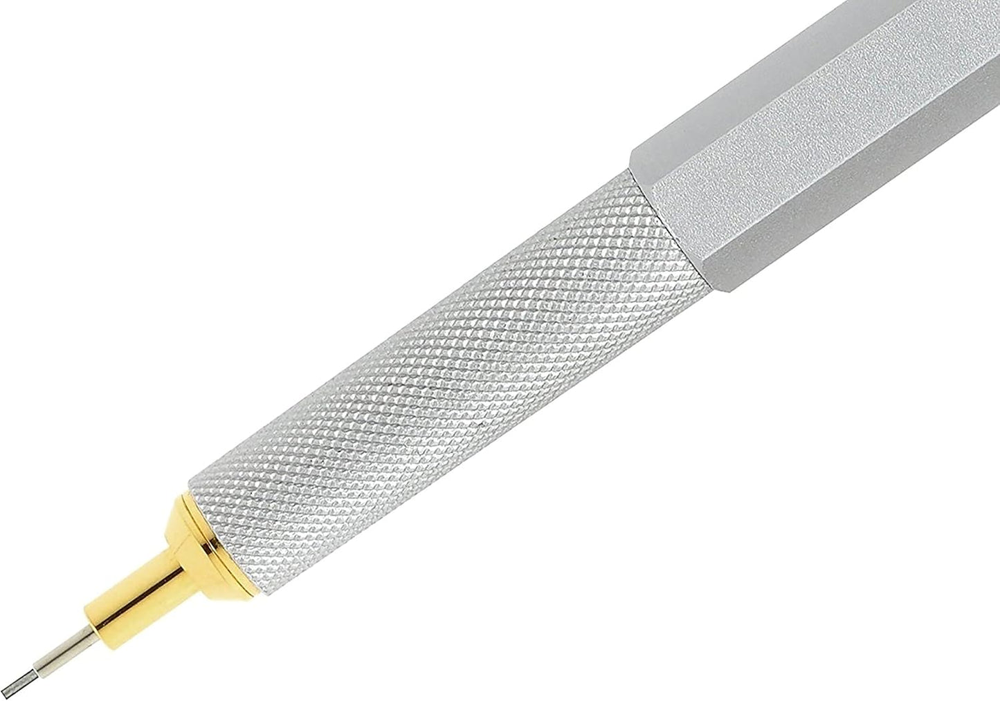rOtring 800 Mechanical Pencil, 0.7 mm, Silver Metal Barrel