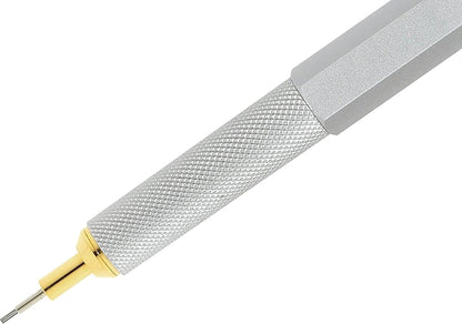 rOtring 800 Mechanical Pencil, 0.7 mm, Silver Metal Barrel