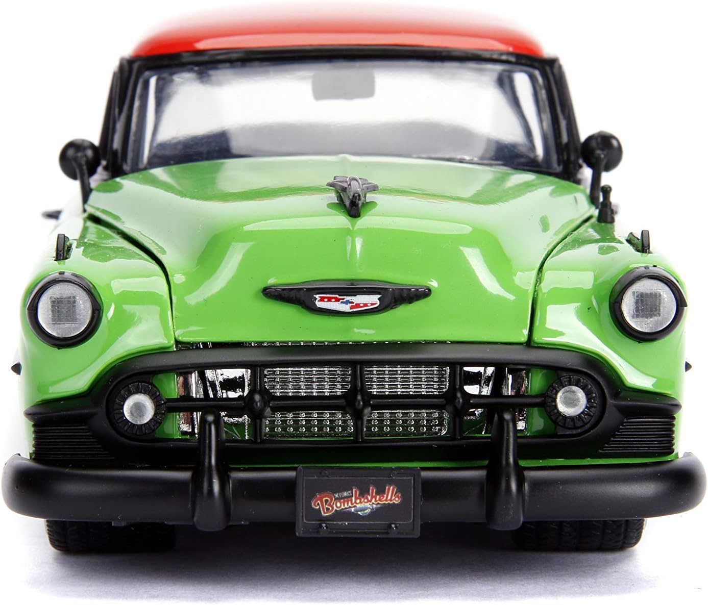 Jada Toys 1: 24 1953 Chevy Bel Air Hard Top W/Poison Ivy Figure, Green