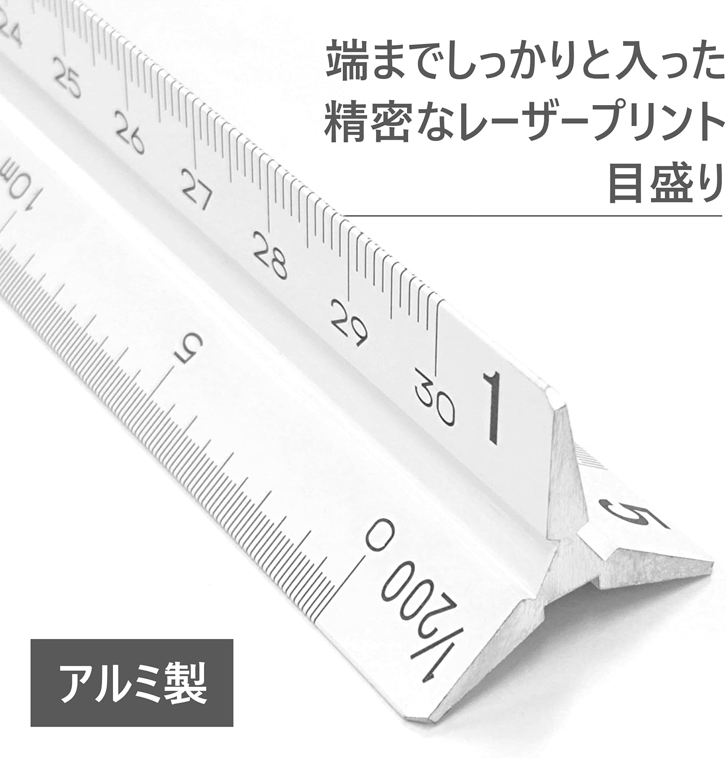 Staedtler Ruler Triangle Scale Aluminum General 987 30-11