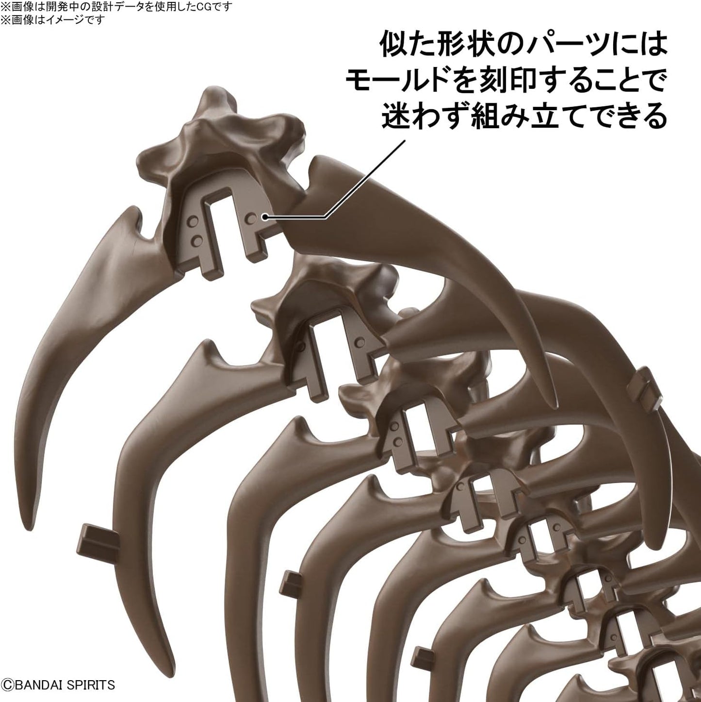 Bandai Hobby - Dinosaur - Triceratops, Bandai Spirits Imaginary Skeleton 1/32 Model Kit