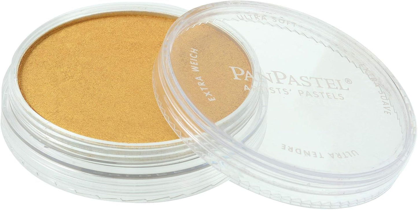 PanPastel Artist Pastels by GOLDEN, Rich Gold, 2.44??� / 62mm Pan Diameter, Professional Artist Pastels, Unique Pan Format (cake-like)