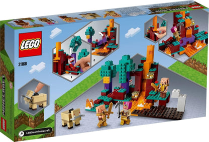 LEGO Minecraft Warped Forest 21168 Toy Blocks|Present|Video Game|Boys|Girls|Ages 8 And Up|Multicolor