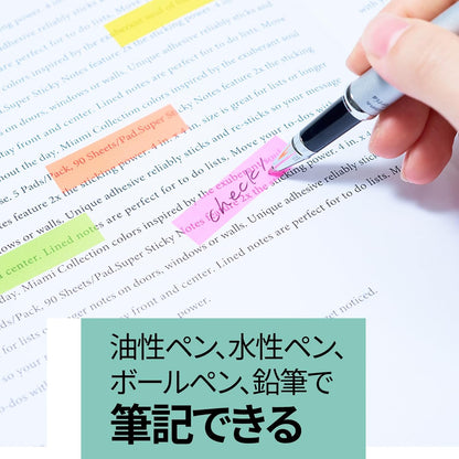Sumitomo Post-it Jobe transparent slim heading (mixed color) 44mm ?� 6mm 680MSH [1 set]