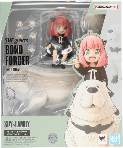 TAMASHII NATIONS - Spy ?� Family - Bond Forger -with Anya-, Bandai Spirits S.H.Figuarts Action Figure
