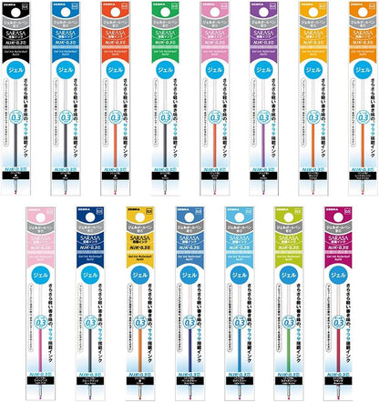 ZEBRA Sarasa NJK-0.3 0.3 mm Gel Ink Multi Pen Refill (Blue Ink)