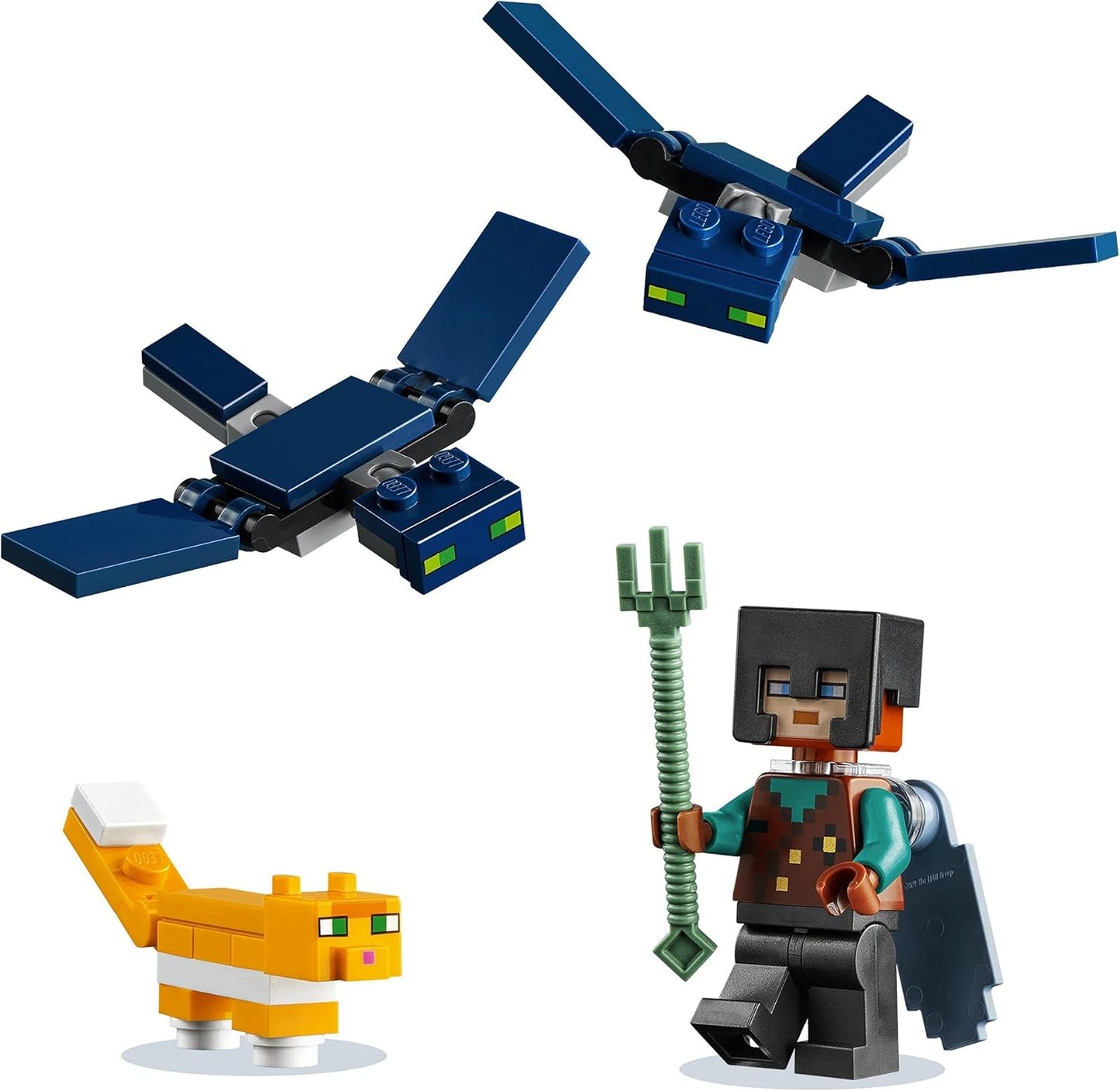 LEGO 21173 Minecraft Tower of The Sky Toy for Boys and Girls with PILOT Figures, Cat and 2 Flying Phantoms