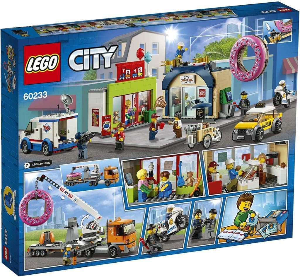 LEGO City 60233 Donut Shop Opening Toy Block Playset