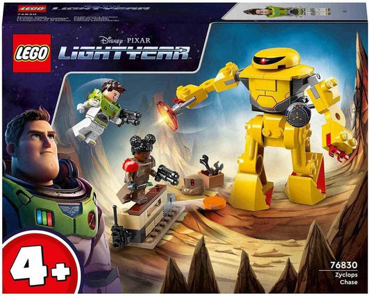 LEGO 76830 Disney and Pixar's Lightyear Zyclops Chase Space Robot Building Toy for Kids Ages 4+ with Mech Figure and Buzz Figure