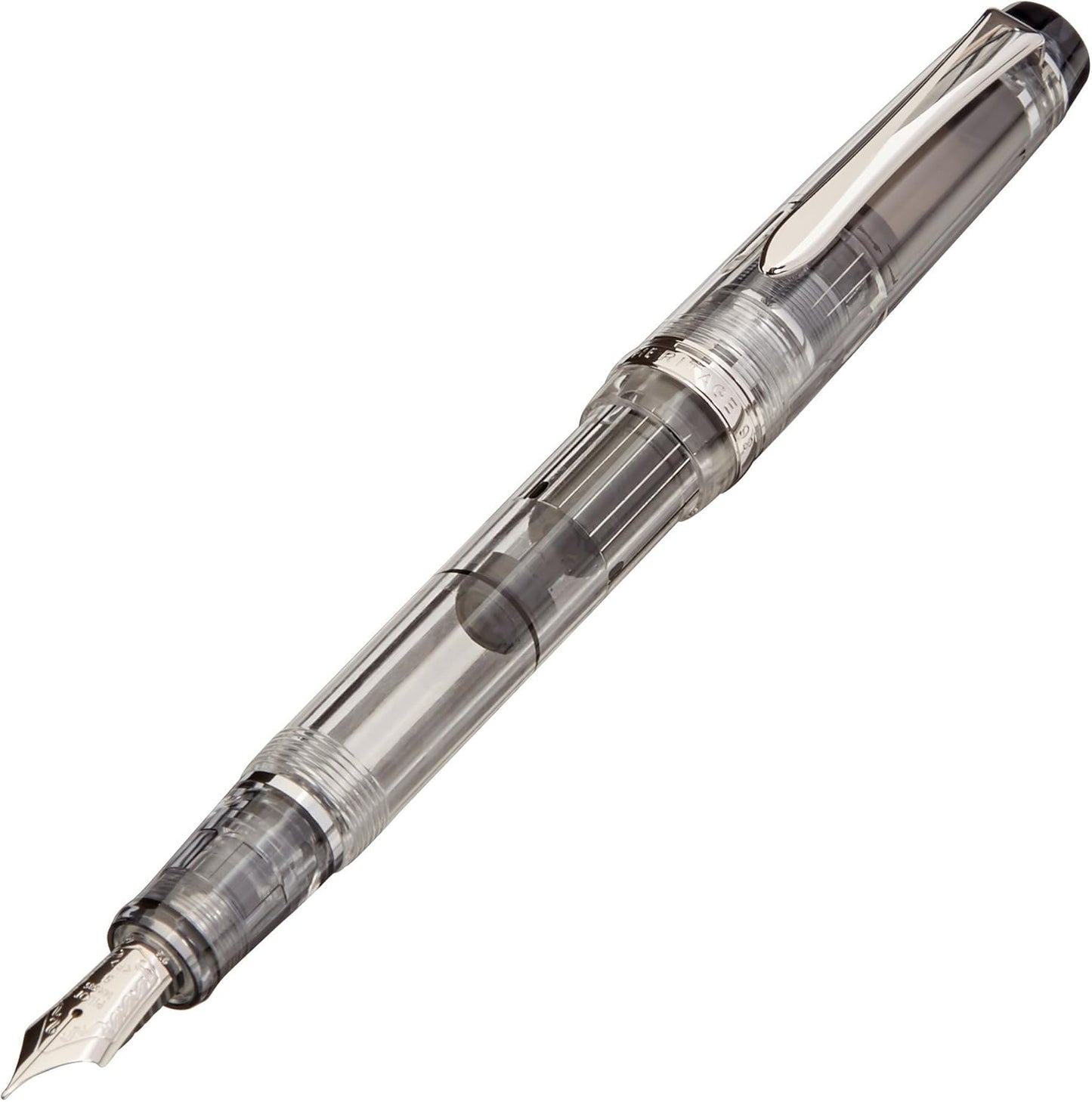 PILOT Fountain Pen Custom Heritage 92, Clear Body, F-Nib (FKVH-15SRS-NC-F), main image