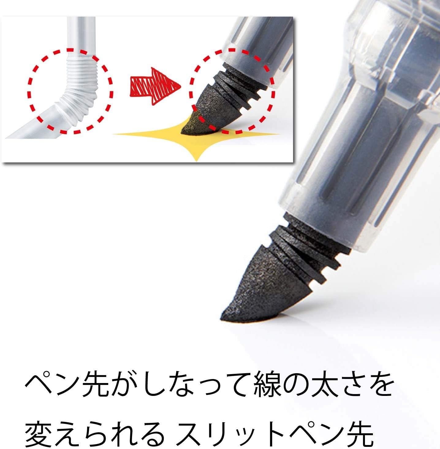 Pentel Whiteboard Marker KNOCKLE [Black] XEMWL5BF-A (Japan Import)