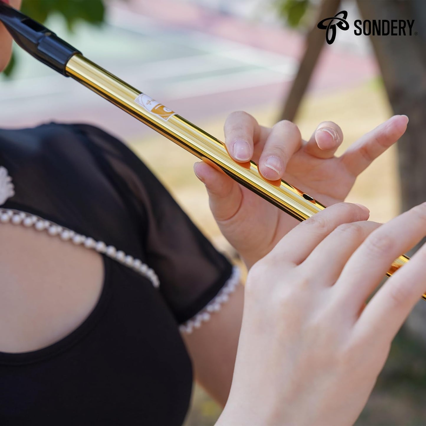 Sondery Irish Tin Whistle Key of C Made from Brass A Bright Brass Wind Type Sound Penny Whistle