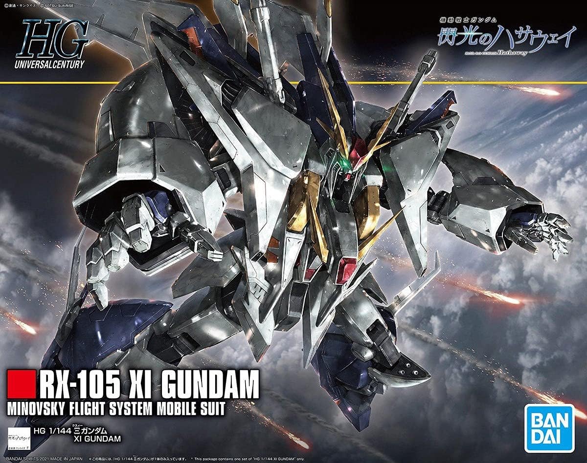 Bandai Hobby - Hathaway's Flash - #238 XI Gundam, Bandai Spirits HGUC 1/144 Model Kit