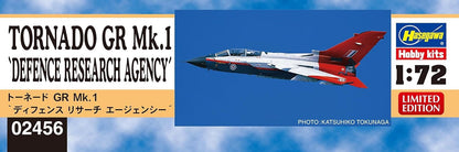 Hasegawa 1/72 Royal Air Force Tornado GR Mk.1 Defense Research Agency Plastic Model 02456